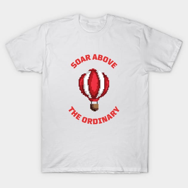 Pixel Skies: Soar Above the Ordinary T-Shirt by PixelwearStore